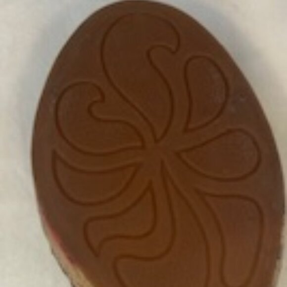 Børn - Vintage Tan/Brown Leather Wedge Sandals Cork Heel  - Size 9 NWOT - Picture 4 of 5